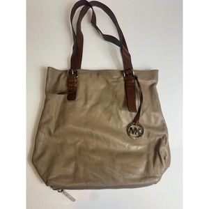 Michael Kors Tan Leather Totebag